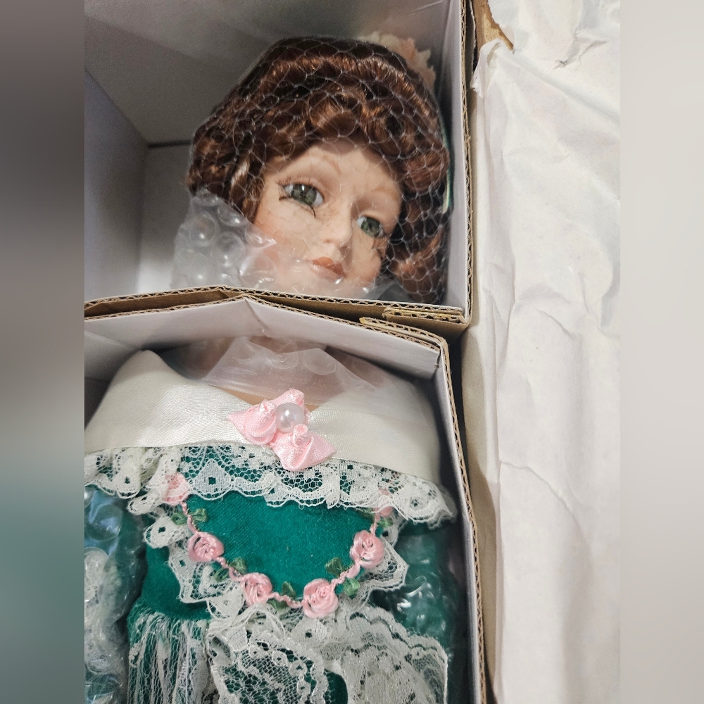 Royalton Collection 17” Kelly Brand New Vintage Bisque Porcelain Doll